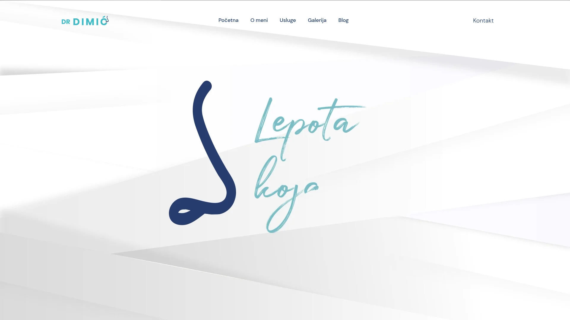 Dr Dimić - izrada sajta za lekara