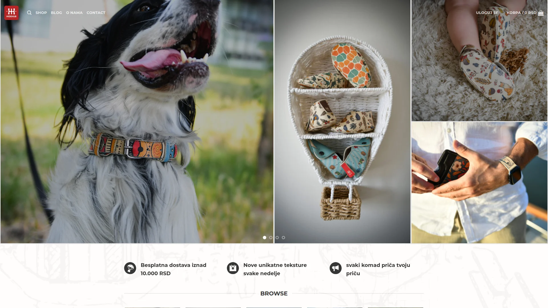 HideHub - izrada web prodavnice